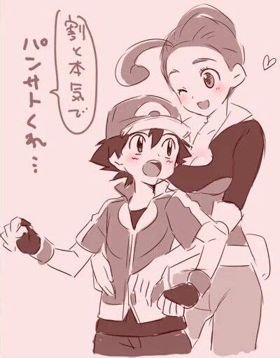 ash and lexa|pokemon alexa.